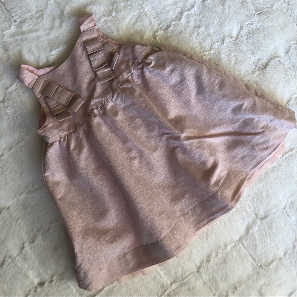 Gap baby girl pink dress size 6-12